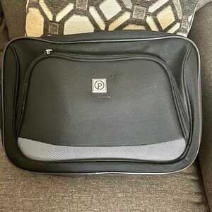 Black and Gray Laptop Bag